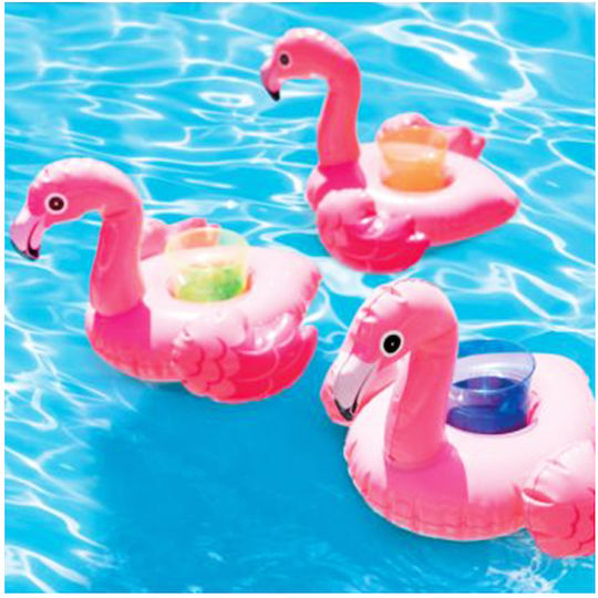Intex Inflatable Drink Holder Flamingo Pink 3pcs