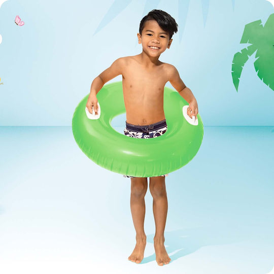 Intex Hi-Gloss Kinder-Equipment Aufblasbare Schwimmer Für Kinder mit Griffen Grüne 76cm
