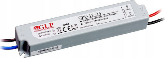 Premium Lux 2 Τροφοδοτικό LED Στεγανό IP67 Ισχύος 12W με Τάση Εξόδου 24V