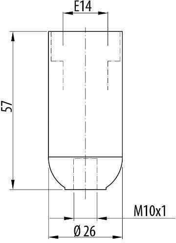 Opal Conector Șină pentru Corpuri de Iluminat Negru D.3004