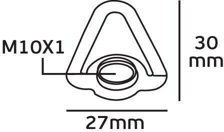 VK Lighting Mounting Suspension for Lighting Fixtures Silver 49155-002630