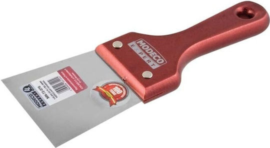 Modeco Spachtel Inox 80mm Gemeinsames Messer Inox 80mm mit Holzgriff MN-72-078
