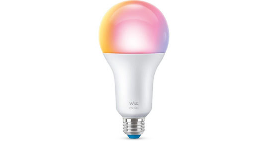 WiZ Smart Λάμπα LED 18.5W για Ντουί E27 και Σχήμα A80 RGB 2452lm