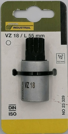 Proxxon Καρυδάκι με Μύτη Allen και Καρέ Υποδοχής 1/2''