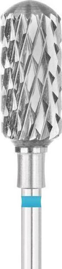 EXO Nail Drill Carbide Bit with Barrel Head Blue