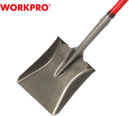 WorkPro Curved Shovel with Shaft 148cm and Fiberglass Handle