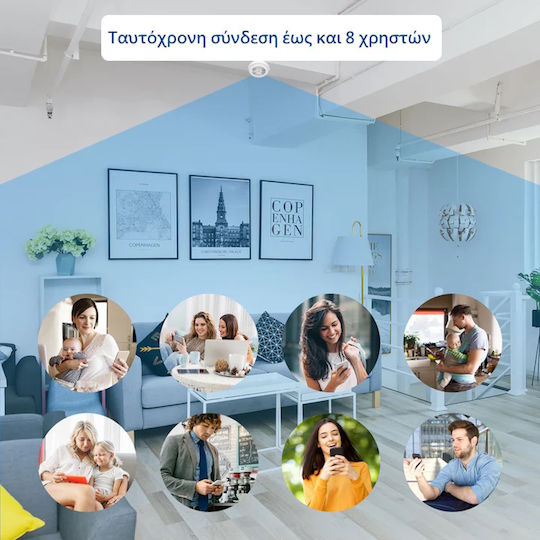 Hidden Camera WiFi Smoke detector 1080p with Memory Card Slot and Motion Detector