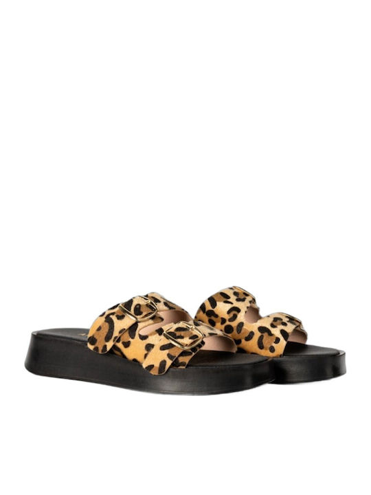 Γυναικεία Σανδάλια Flatforms Καφέ