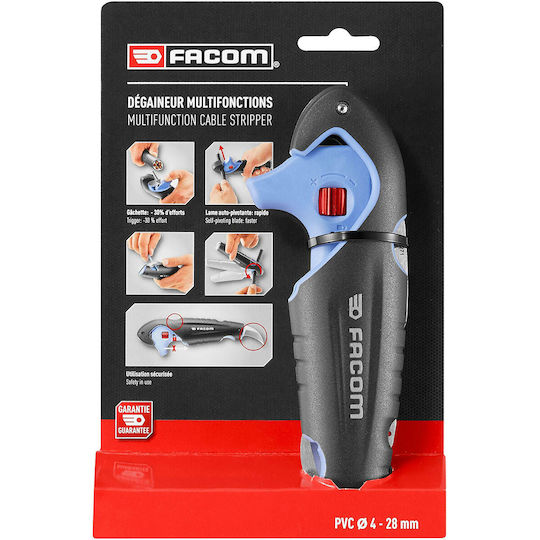 Facom Cable Stripper Sharpener with Cutter and 160mm Length
