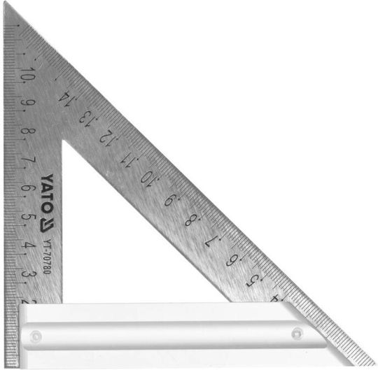 Yato Winkelmesser Zimmerleute Metallisch Länge 17cm