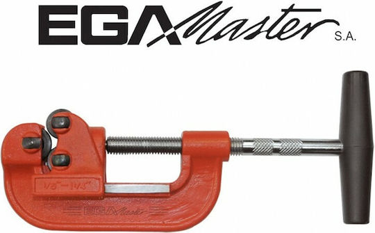 EGA Master Heavy Duty Hand Pipe Cutter for Iron Steel Maximum Cutting Diameter 50.8mm