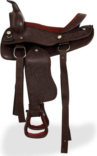 vidaXL Horse Saddle 33cm 91351