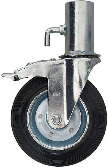 Ruotec 502.000.010.160 Roată Rotativ cu Frână 150x50mm