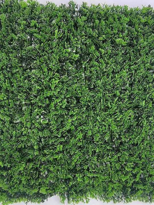 Supergreens Συνθετικό Πάνελ Φυλλωσιάς Φτέρη Cinnamon Πράσινη 50x50cm
