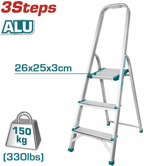 Total Scară Aluminiu cu 2+1 Trepte 260buc