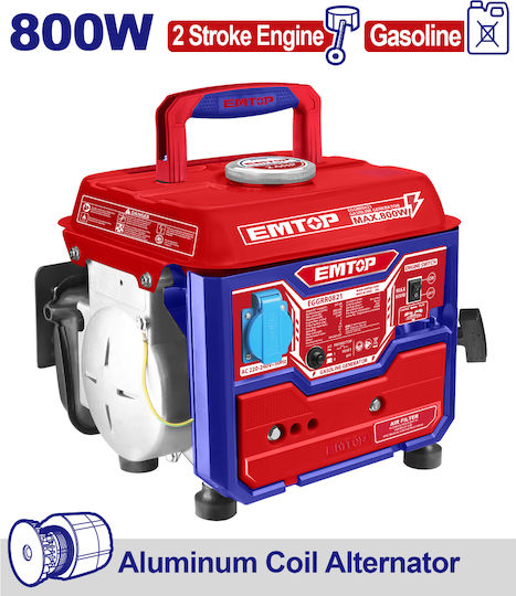 Emtop Generators Benzin mit Kickstart
