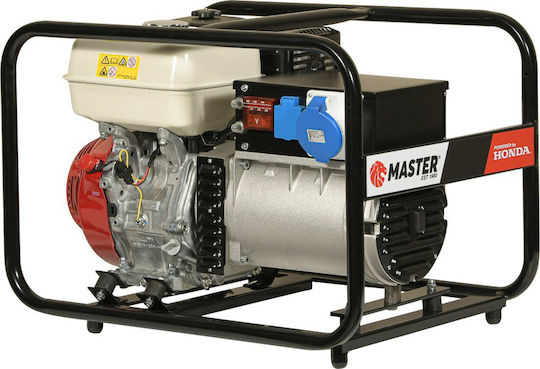Master Generators Benzin mit Kickstart und maximaler Leistung 8kVA mit Robin EX40-Motor