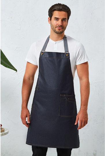 Premier Ποδιά Barista / Bartender / Σεφ Ολόσωμη PR134 Μαύρη