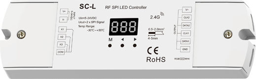 Eurolamp Spi Rf Controller Pixel ''sc-l'' 2 Εξοδοι 5-24vdc 145-71432