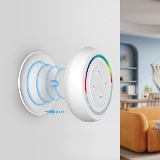 Eurolamp Wireless Wall Controller Rf Wifi Rgbw 4 Channels 145-71419