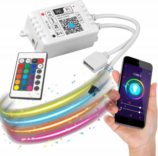 Controler LED RGB cu driver IR24 WiFi 8A 96W 12V Ec79900