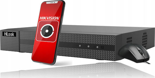 Hikvision NVR-8CH-4MP/8P Καταγραφικό NVR με Ανάλυση Full HD+