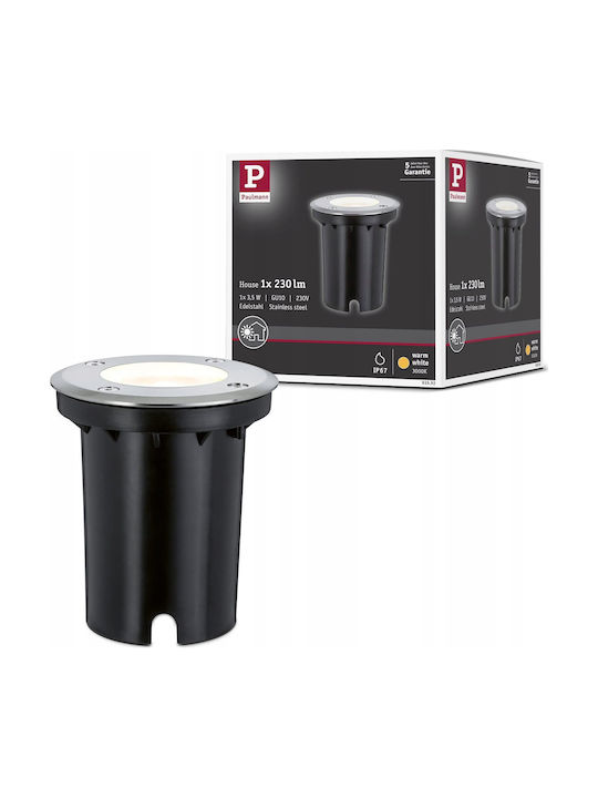 Paulmann Waterproof Outdoor Ceiling Spot with Integrated LED in Silver Color 93992