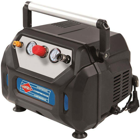 Airpress Μονοφασικό Κομπρεσέρ Αέρος 76dB με Ισχύ 1.5hp και Αεροφυλάκιο 6lt