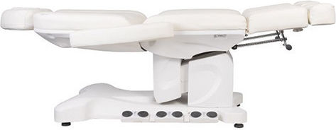 Pedicure Chair White with Adjustable Height and Electric Lifting Mechanism