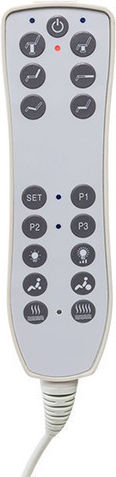 Pedicure Chair White with Adjustable Height and Electric Lifting Mechanism
