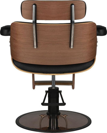 Gabbiano Florence Friseurstuhl Schwarznuss