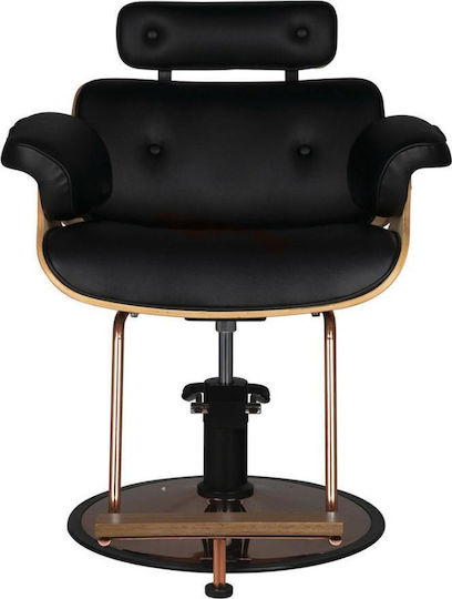 Gabbiano Florence Friseurstuhl Schwarznuss