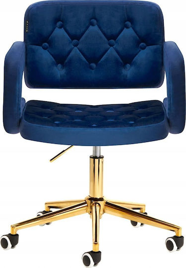 Friseurstuhl 4rico Qs-of213g Marineblau