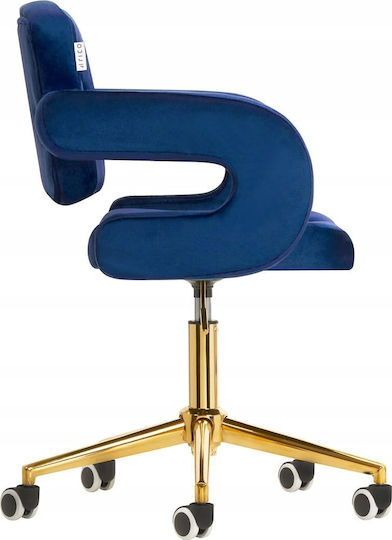 Friseurstuhl 4rico Qs-of213g Marineblau