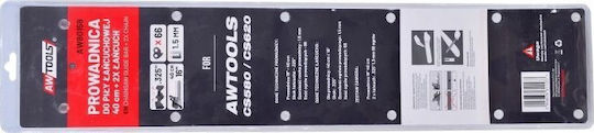 Awtools Guide Rail Plus 2 Chainsaw Blades 37.5cm 64 .325" Husqvarna Black Line