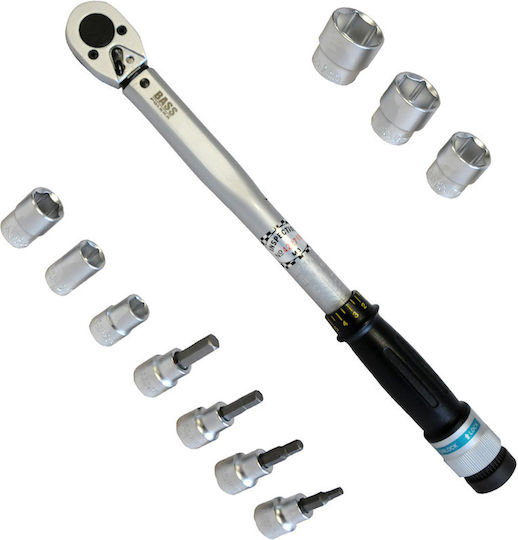 Drehmomentschlüssel-Set + Bass Polska Köpfe 2701 3/8" 20-110 Nm