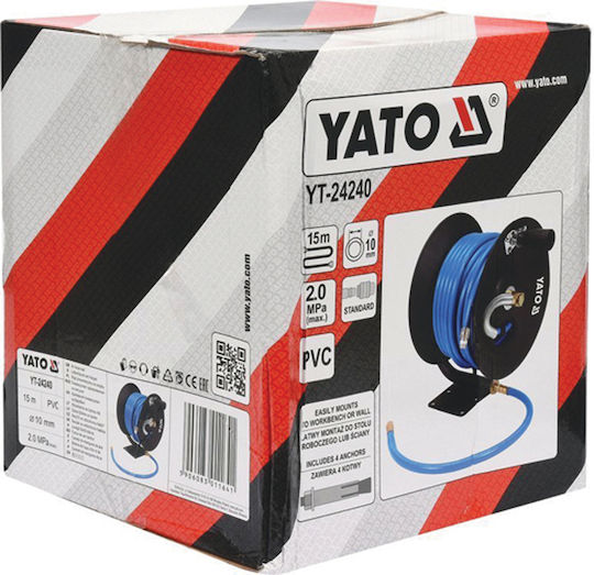 Yato Air Hose 15m with Reel YT-24240