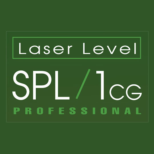 Spap SPL / 1CG Γραμμικό Αλφάδι Laser Πράσινης Δέσμης με Εύρος Εργασίας 30m