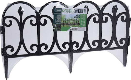 Progarden Plastic Panou de Gard în Culoarea Negru 60x60cm