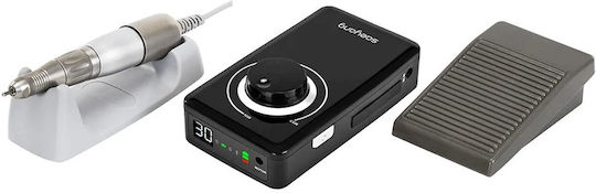 Saeyang K-38 25Watt Black Τροχός Νυχιών Μπαταρίας Μαύρος