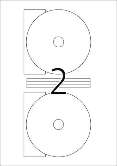 Herma Etichete autoadezive A4 Rotunde 116mm