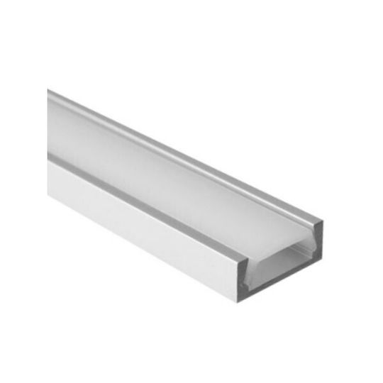 Spot Light External Aluminum Profile for LED Strip with Transparent Cover 100x1.5x0.7cm