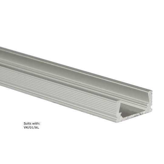 VK Lighting Алуминиев Профил за LED Лента 200x1.6x0.4см.