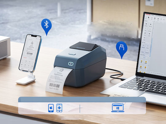 Niimbot K3_w Cream Etikettendrucker USB, Wi-Fi, Bluetooth
