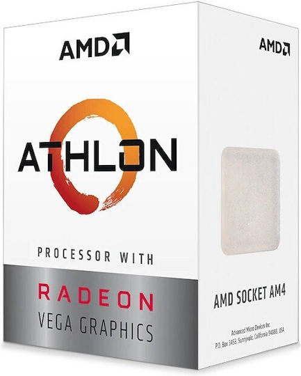AMD Athlon 3000G 3.50GHz Processor 2 Core for Socket AM4 Tray