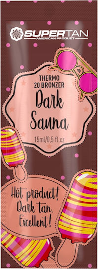 Supertan Dark Sauna 3x 15ml Силен Бронзант Термо + Подаръци