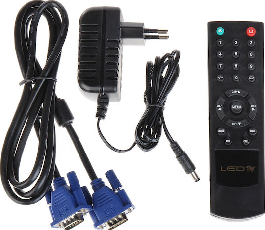 Monitor Συστημάτων CCTV Μαύρο TFT-12/CCTV