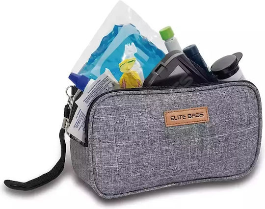 Elite Bags Ισοθερμικό Ιατρικό Τσαντάκι για Κιτ Διαβητικών Dia’s σε Γκρι Χρώμα