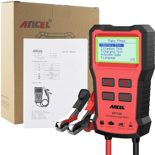 Ancel Battery Tester Analyzer Ψηφιακό Battery Tester