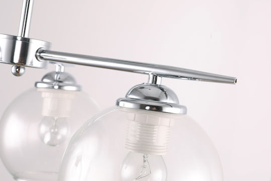 Agora Lighting Hängelampe Nova Kugel mit Fassung E27 50x50x40cm.